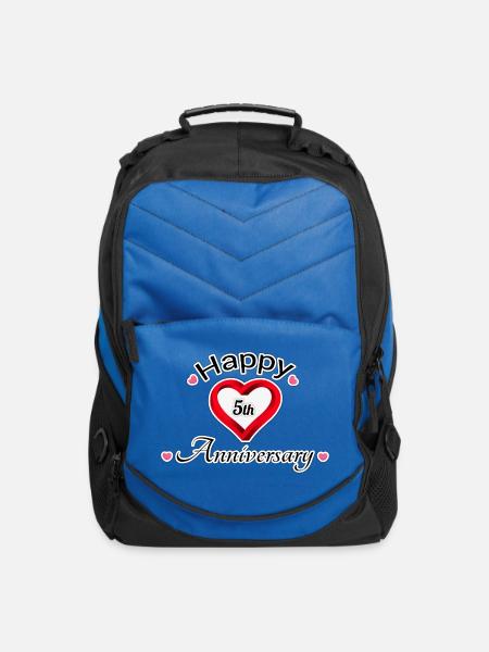 anniversary 5th - Computer Backpack - royal blue