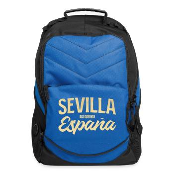 Sevilla Espana Vintage Script - Computer Backpack - royal blue - Front