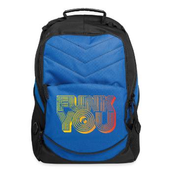Funk you - Computer Backpack - royal blue - Front