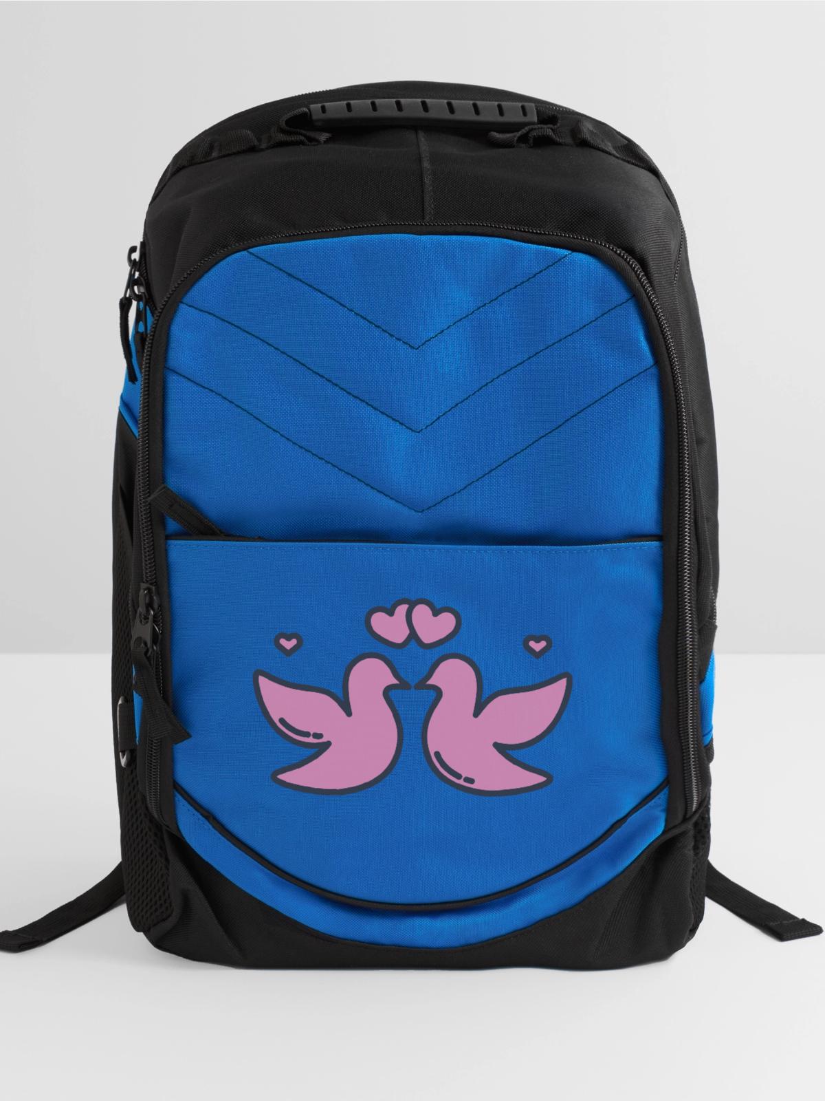 funny valentines - Computer Backpack - royal blue - Front