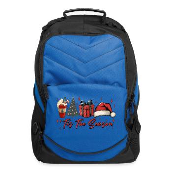Merry Christmas, Christmas Vintage - Computer Backpack - royal blue - Front
