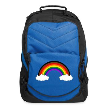 Inclusive Pride Rainbow humor - Computer Backpack - royal blue - Front