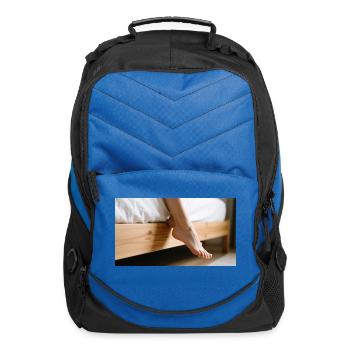 Female feet - Computer Backpack - royal blue - Front