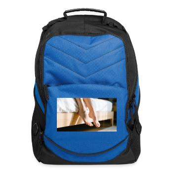 Female feet - Computer Backpack - royal blue - Front