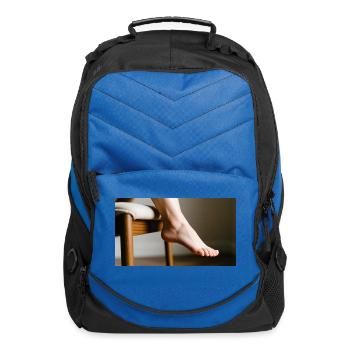 Female feet - Computer Backpack - royal blue - Front