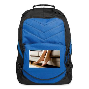 Female feet - Computer Backpack - royal blue - Front