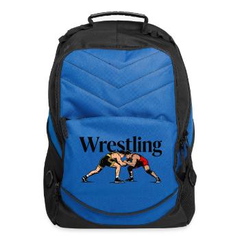wrestling - Computer Backpack - royal blue - Front