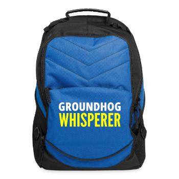 Ground Hog Whisperer Funny Groundhog February 2nd - Computer Backpack - royal blue - Front