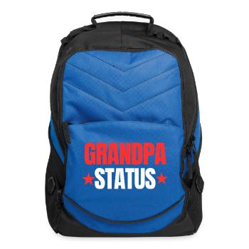 GRANDPA STATUS - Computer Backpack - royal blue - Front