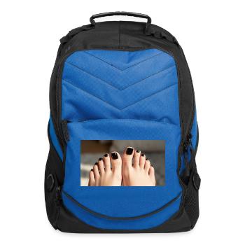 Female feet - Computer Backpack - royal blue - Front