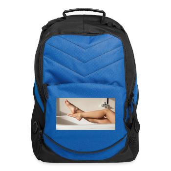 Feet and legs - Computer Backpack - royal blue - Front
