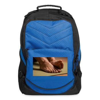 Female feet - Computer Backpack - royal blue - Front