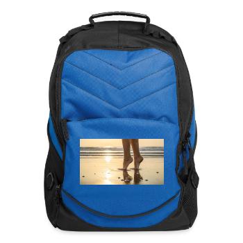 Beach feet sunshine - Computer Backpack - royal blue - Front