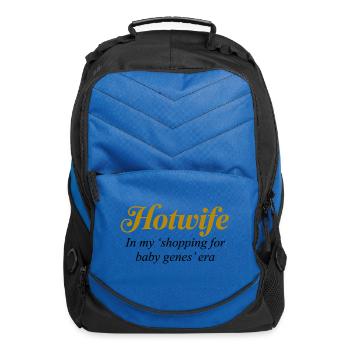 Hotwife Era  - Computer Backpack - royal blue - Front