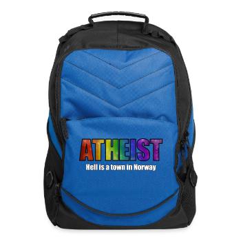 Atheist 80s - Computer Backpack - royal blue - Front