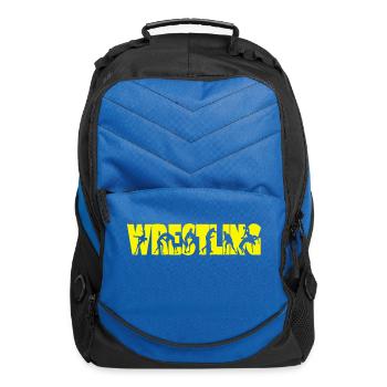 wrestling - Computer Backpack - royal blue - Front