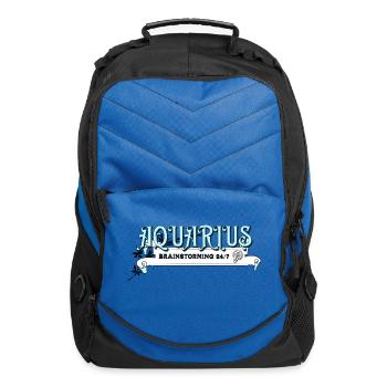 Aquarius Brainstorming 24/7 - Computer Backpack - royal blue - Front