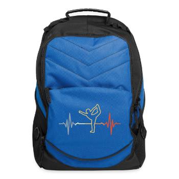 Yogini Heartbeat Vintage Look - Computer Backpack - royal blue - Front