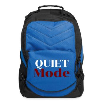 Quiet Mode - Computer Backpack - royal blue - Front