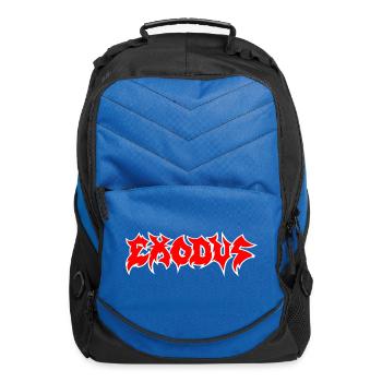 Exodus Graffiti Bold Logo - Computer Backpack - royal blue - Front