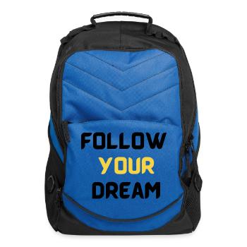 Follow Your Dream - Computer Backpack - royal blue - Front