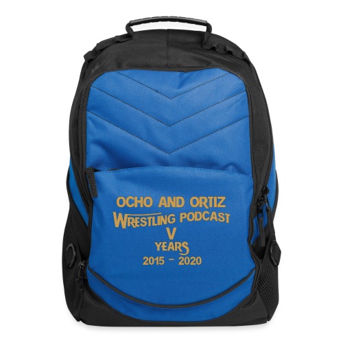 Ocho and Ortiz 5 Years Logo - Computer Backpack