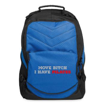 Move bitch I have pilates - Computer Backpack - royal blue - Front