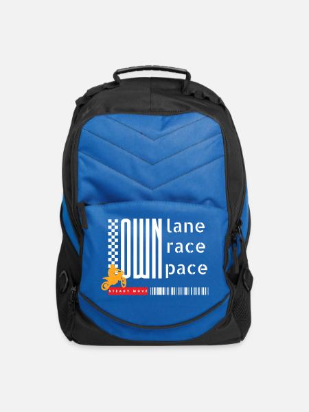 Own Lane Own Race Own Pace Shirt - Computer Backpack - royal blue