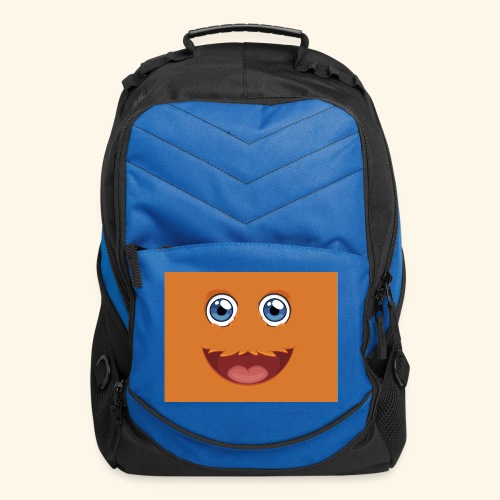 Fuzzy Face Orange - Computer Backpack