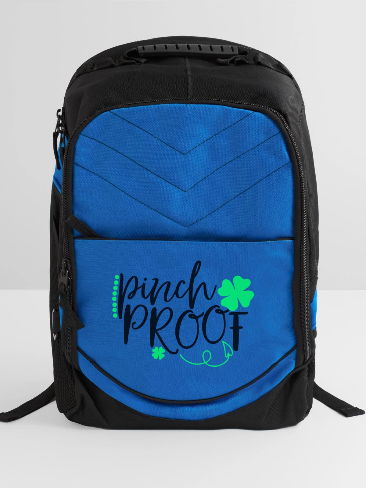 Pinch Proof - Computer Backpack - royal blue - Front
