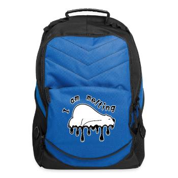 polar bear_ I am melting - Computer Backpack - royal blue - Front