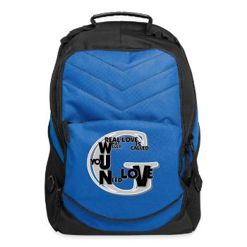 W.U.N. Love G - Computer Backpack - royal blue - Front