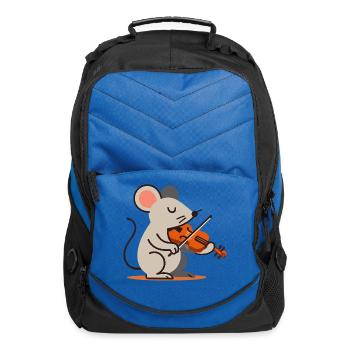 Mouse violin arthist - Computer Backpack - royal blue - Front