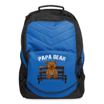 PAPA BEAR - Computer Backpack - royal blue - Front