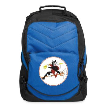 Fighter Squadron 191 (VF-191) Satan's Kittens - Computer Backpack - royal blue - Front