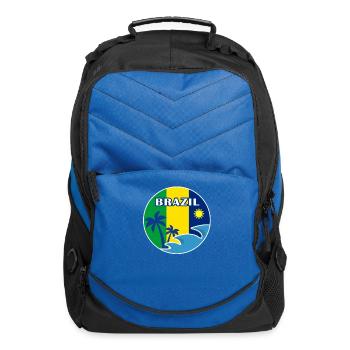 Brazil Brasil Rio de Janeiro Copacabana Amazon Car - Computer Backpack - royal blue - Front