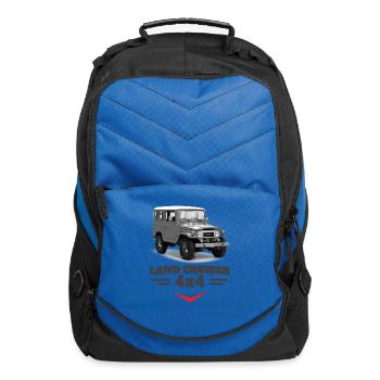 Toyota Land Cruiser J40 Off-Road Car - Computer Backpack - royal blue - Front