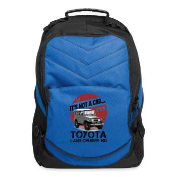 Toyota Land Cruiser J40 It's not a car.. Off-Road - Computer Backpack - royal blue - Front