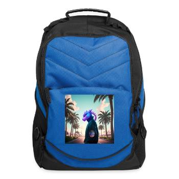 Thunderbolt Racer - Computer Backpack - royal blue - Front