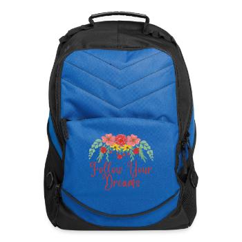 Follow Your Dreams - Computer Backpack - royal blue - Front