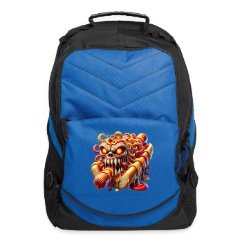 Monster Hot Dog Horror - Computer Backpack - royal blue - Front
