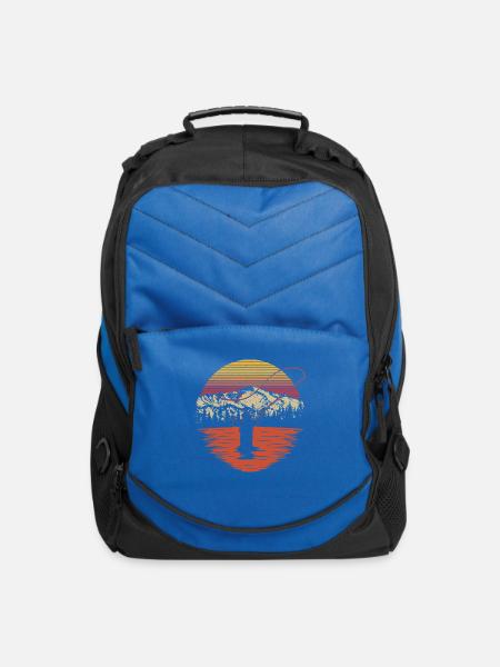 Fly Fishing Gift - Computer Backpack - royal blue