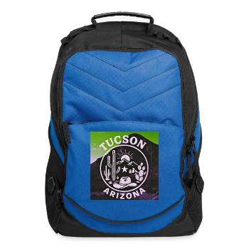 Tucson, Arizona (G) - Computer Backpack - royal blue - Front