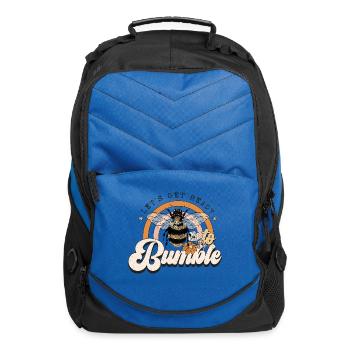 Let's Get Ready to Bumble - Computer Backpack - royal blue - Front