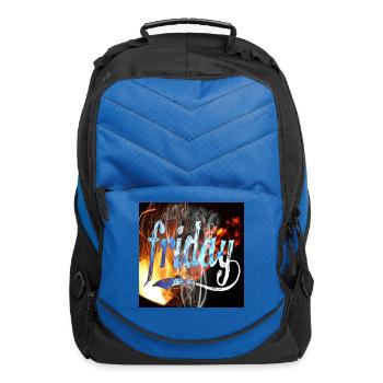 Friday Anthem - Computer Backpack - royal blue - Front