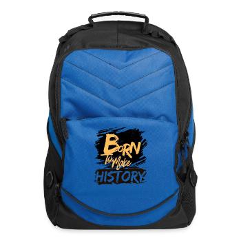 Born to Make History - Computer Backpack - royal blue - Front