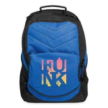 Funk Vintage - Computer Backpack - royal blue - Front