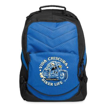 26 Vida Chiscura  - Computer Backpack - royal blue - Front