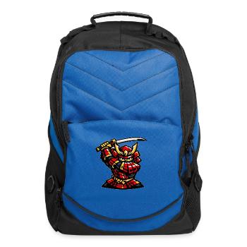 Crimson Samurai Blades - Computer Backpack - royal blue - Front