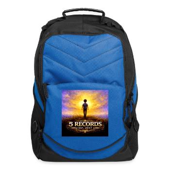 5 Records Dream Journey Logo Est. 2017 - Computer Backpack - royal blue - Front